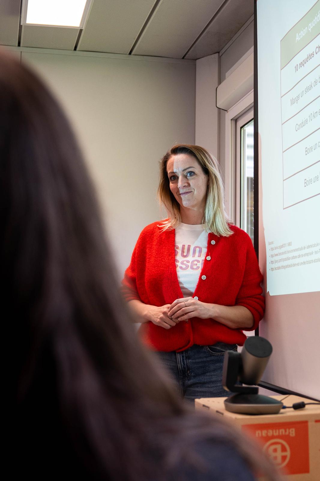 Anne-Cécile Le Dain en présentation